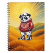 Cute Panda Fashion Style – Adorable Panda Outfit  Notizblock (Vorderseite)