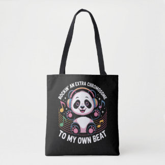 Cute Panda Funny Quotes Tasche