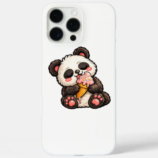 Cute Panda Ice Cream iPhone 16 Pro Max Hülle