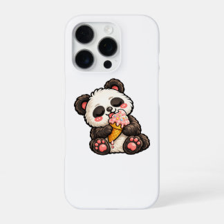 Cute Panda Ice Cream iPhone 16 Pro Hülle