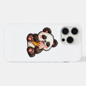 Cute Panda Ice Cream iPhone Hülle (Rückseite (Horizontal))