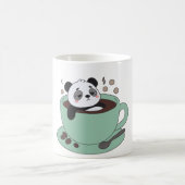 Cute Panda In Coffee Cup Coffee Lover Gift Kaffeetasse (Mittel)
