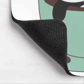 Cute Panda In Coffee Cup Coffee Lover Gift Mousepad (Ecke)