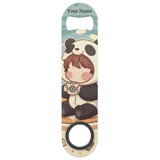 Cute Panda Magnetic Bottle Opener Speed Flaschenöffner (Vorderseite)