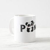 Cute Panda mug- Adorable black and white mug Kaffeetasse (Vorderseite Links)