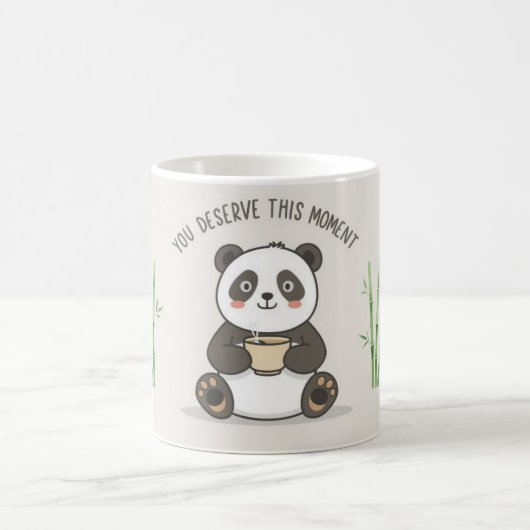 Cute Panda Mug Verwandlungstasse (Mittel)