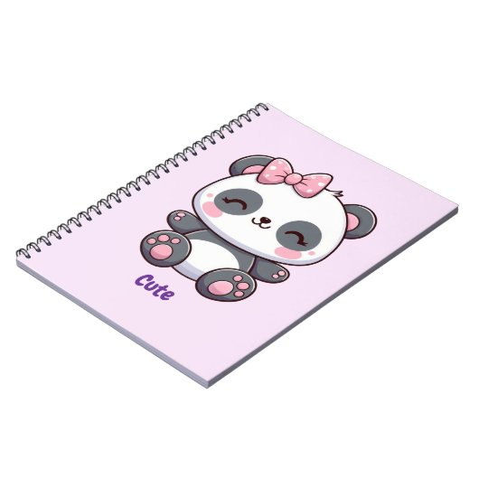 Cute Panda Notizblock (Linke Seite)