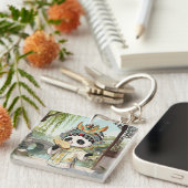 Cute Panda Opera Keychain Schlüsselanhänger (Vorderseite rechts)