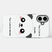 Cute Panda Phone Case  (Rückseite (Horizontal))