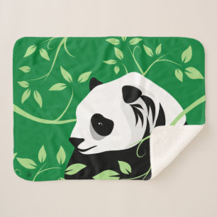 Cute Panda Serpa Blankets Sherpadecke
