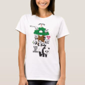 Cute Panda T-Shirt | Adorable Kawaii Panda Design (Vorderseite)