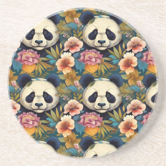 Cute pandas getränkeuntersetzer (Vorne)