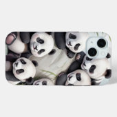 Cute Pandas Group Photo Case-Mate iPhone Hülle (Rückseite (Horizontal))