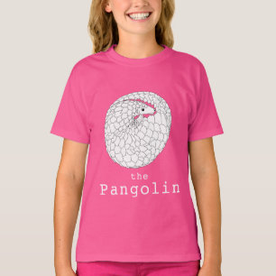 Cute Pangolin Rolled Up T-Shirt