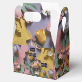 Cute Paper Cut Bunny Easter Party Gift Box Geschenkschachtel (Geöffnet)
