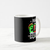 Cute Para Elf Squad Funny Christmas Elf Kids Teach Kaffeetasse (VorderseiteRechts)