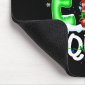 Cute Para Elf Squad Funny Christmas Elf Kids Teach Mousepad (Ecke)