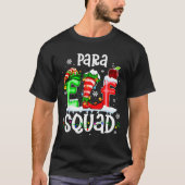Cute Para Elf Squad Funny Christmas Elf Kids Teach T-Shirt (Vorderseite)