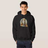 Cute Parrot Cockatiel Sunflower Watercolor Parrot Hoodie (Vorne ganz)