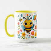 Cute Party Bee Ceramic Mug Tasse (Links)