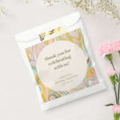 Cute Pastel Abstract Custom Bridal Shower Thanks Geschenktütchen (Versiegelt)