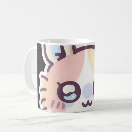 Cute Pastel Aesthetic Coffee Cup. Kaffeetasse