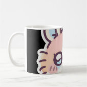 Cute Pastel Aesthetic Coffee Cup. Kaffeetasse (Links)
