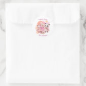 Cute Pastel Animal Birthday Stickers (Tasche)