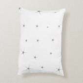 Cute pastel background Polka dots Nursery Blue Dekokissen (Rückseite(Vertikal))