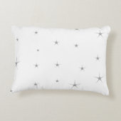 Cute pastel background Polka dots Nursery Blue Dekokissen (Rückseite)