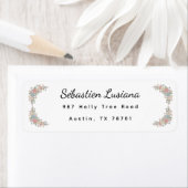 Cute Pastel Boho Rainbow Baby Shower Address (Insitu)