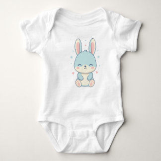 Cute Pastel Bunny Baby Onesie Baby Strampler