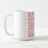 Cute Pastel Bunny Mug – Kawaii Moon & Clouds Kaffeetasse (Links)