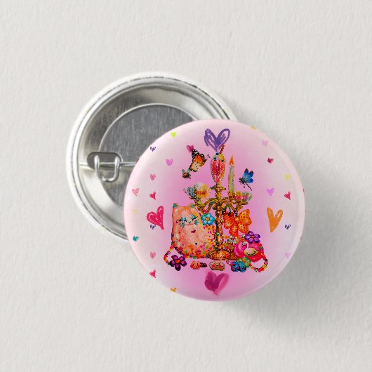 Cute Pastel Button (Vorne & Hinten)