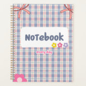 Cute Pastel Diary Notebook | Soft Aesthetic Journa Planer (Vorderseite)