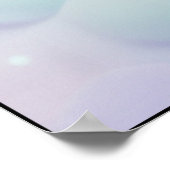 Cute Pastel Donut Character | Kawaii Dessert Art Poster (Ecke)