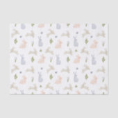 Cute Pastel Easter Bunny Spring Seidenpapier (Vorderseite)