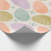 Cute Pastel Easter Egg Seamless Pattern Geschenkpapier (Ecke)