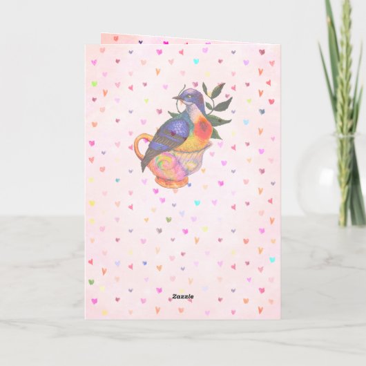 Cute Pastel Einladung (Rückseite)