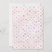 Cute Pastel Einladung (Rückseite)