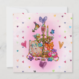 Cute Pastel Feiertagskarte