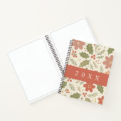 Cute pastel floral patternSpiral Notebook Notizblock (Innenseite)