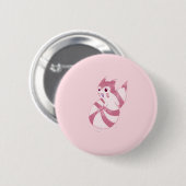 Cute Pastel Furret Design Button (Vorne & Hinten)