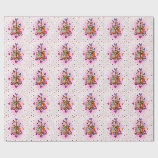 Cute Pastel Geschenkpapier (Flach)