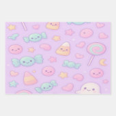 Cute Pastel Ghost Halloween, Geschenkpapier Set (Vorderseite 3)