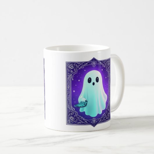 Cute Pastel Ghost Mug Kaffeetasse (VorderseiteRechts)