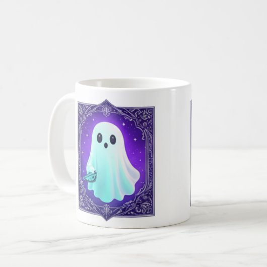 Cute Pastel Ghost Mug Kaffeetasse (Vorderseite Links)