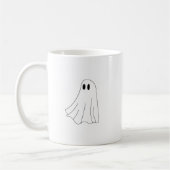 Cute Pastel Ghost Pattern Kaffeetasse (Links)