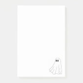 Cute Pastel Ghost Pattern Post-it Klebezettel (Vorderseite)