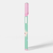 Cute pastel green with balloons Case-Mate iPhone hülle (Rückseite / Rechts)